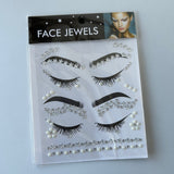 Face Jewels autoadhesivos (varios colores y modelos)