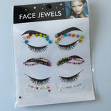 Face Jewels autoadhesivos (varios colores y modelos)