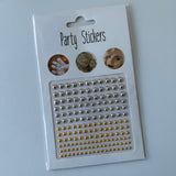 Piedras en stickers autoadhesivos (varios colores y modelos)