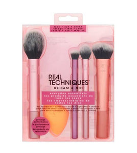 Set de brochas + esponja Everyday Essentials - Real Techniques
