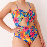 Traje de baño floral